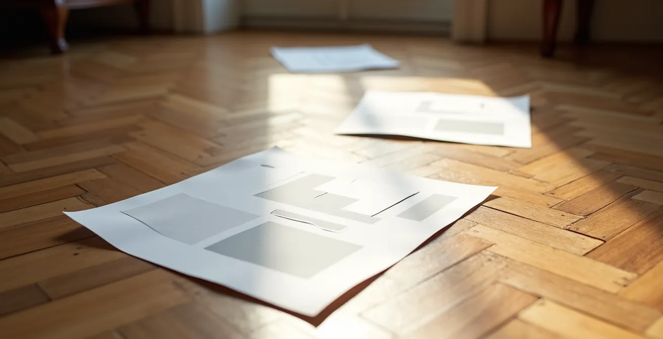 Schéma conceptuel d'une architecture de site photo minimaliste avec parcours utilisateur