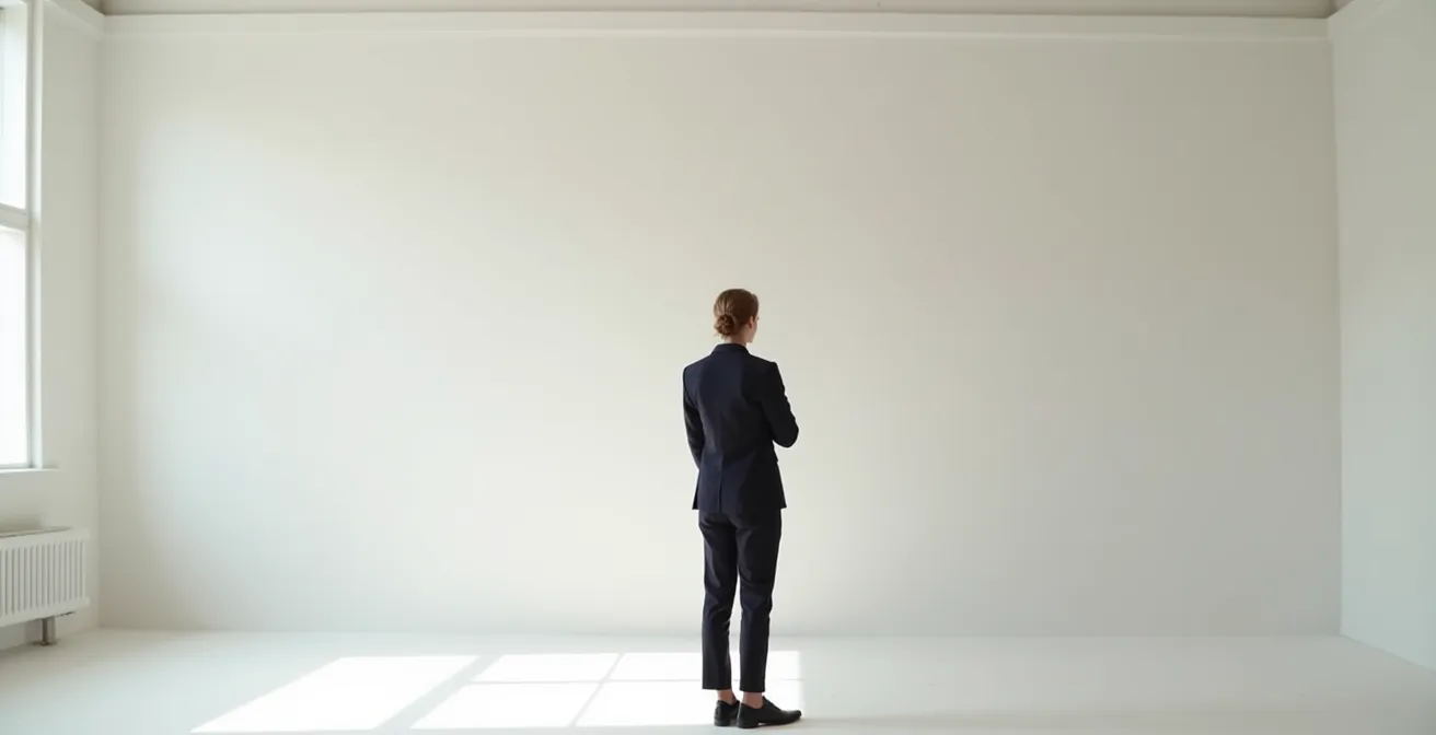 Evolution du langage corporel d'un modèle passant d'une posture fermée, bras croisés, à une posture ouverte et détendue.