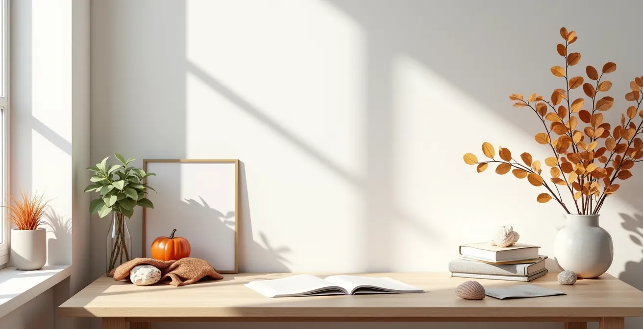 Calendrier visuel de progression photographique sur 6 mois avec les saisons françaises